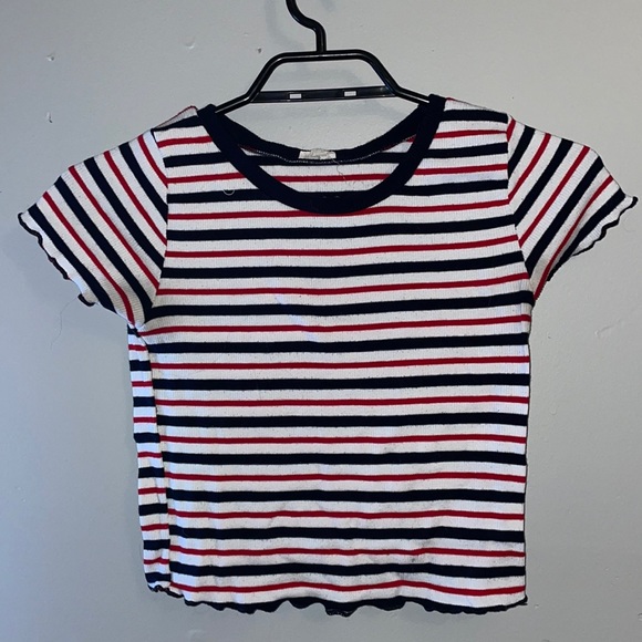 Garage, striped crop top - Picture 1 of 1